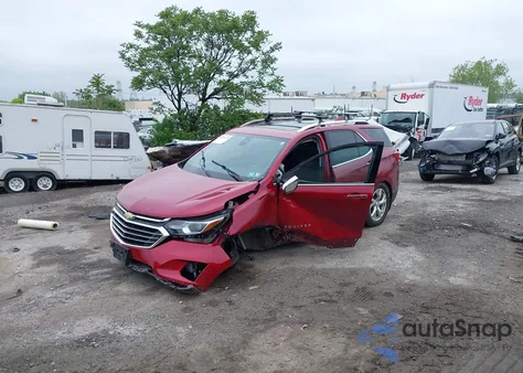 2020 Chevrolet Equinox Awd Premier 1.5L Turbo из США, поврежденный, VIN 3GNAXXEV0LS630294